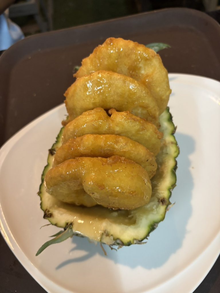 Local dessert mango sticky rice